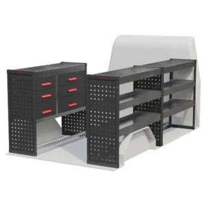Ragnar ProMax Top Tray Drawer Unit & Shelving Van Racking for the Ford Transit Custom 2023 Onwards L2 Model