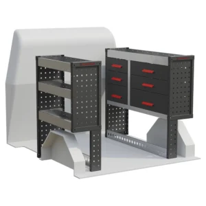 Ragnar ProMax Top Tray Drawer Unit & Shelving Van Racking for the Volkswagen Caddy L1 Model 2004 to 2020