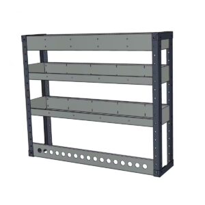 Universal Ragnar Pro Van Racking Range Shelving Unit 1050 High x 1000 Wide with shelf depth options.