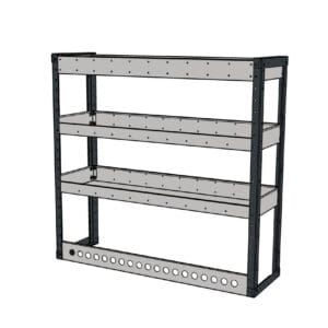 Universal Ragnar Pro Van Racking Range Shelving Unit 1050 High x 1100 Wide with shelf depth options.