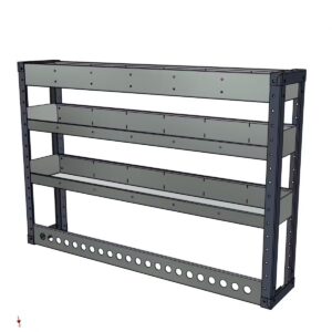 Universal Ragnar Pro Van Racking Range Shelving Unit 1050 High x 1250 Wide with shelf depth options.