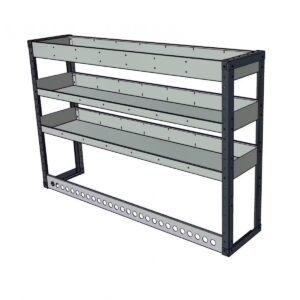 Universal Ragnar Pro Van Racking Range Shelving Unit 1050 High x 1650 Wide with shelf depth options.