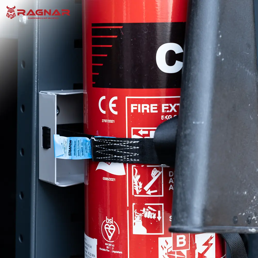 Fire Extinguisher Holder for Van Racking | Ragnar Racking