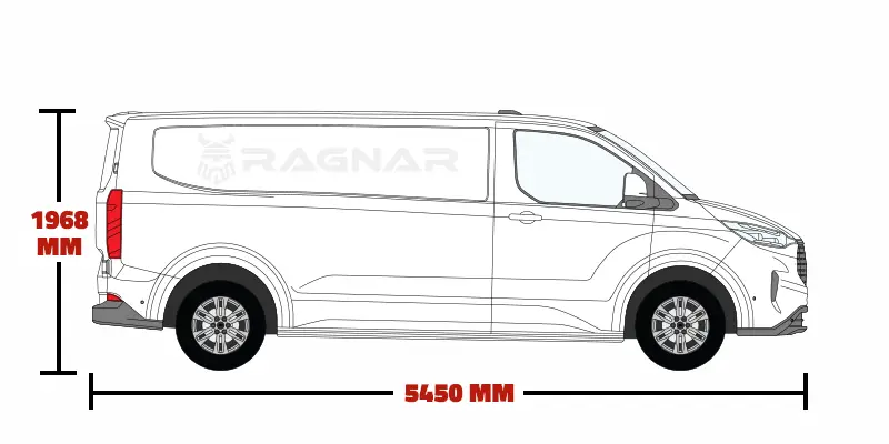 Ford Transit Custom L2 Long Wheelbase 2023 Onwards