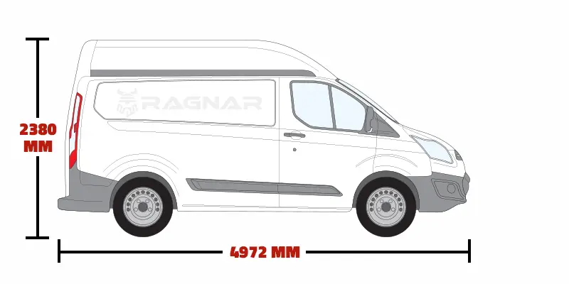Ford Transit Custom L1/H2 Short Wheelbase/High Roof 2013 to 2023