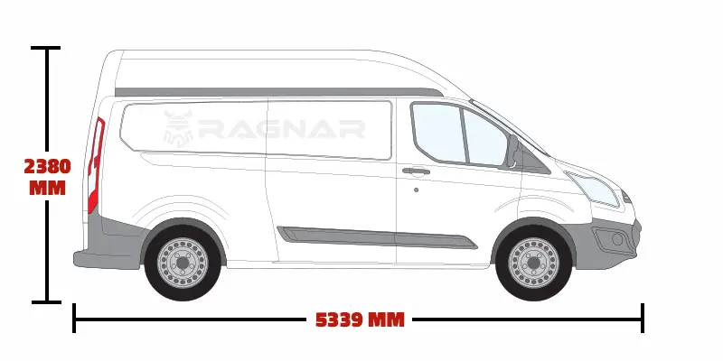 Ford Transit Custom L2/H2 Long Wheelbase/High Roof 2013 to 2023