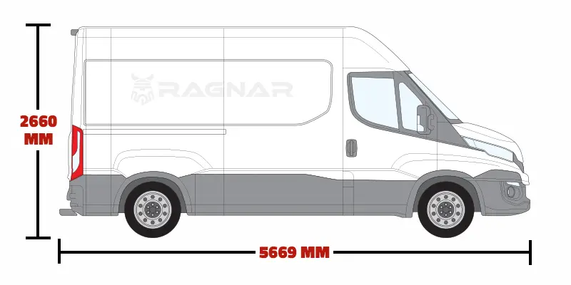 Iveco Daily L2/H2 Medium Wheelbase/Medium Roof 2014 Onwards
