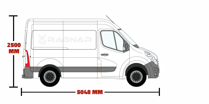 Renault Master L1/H2 Short Wheelbase/Medium Roof 2010 Onwards