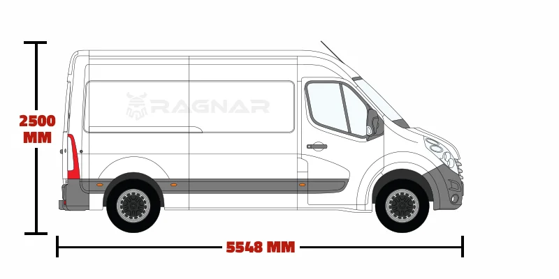 Nissan NV400 & Interstar L2/H2 Medium Wheelbase/High Roof 2010 Onwards