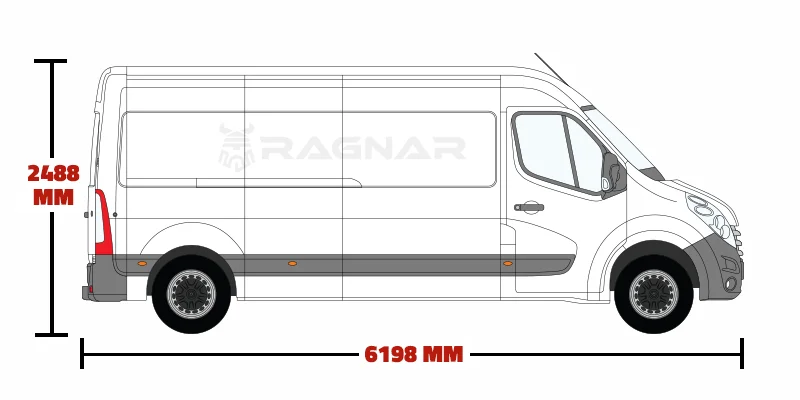 Renault Master L3/H2 Long Wheelbase/ Medium Roof 2010 Onwards