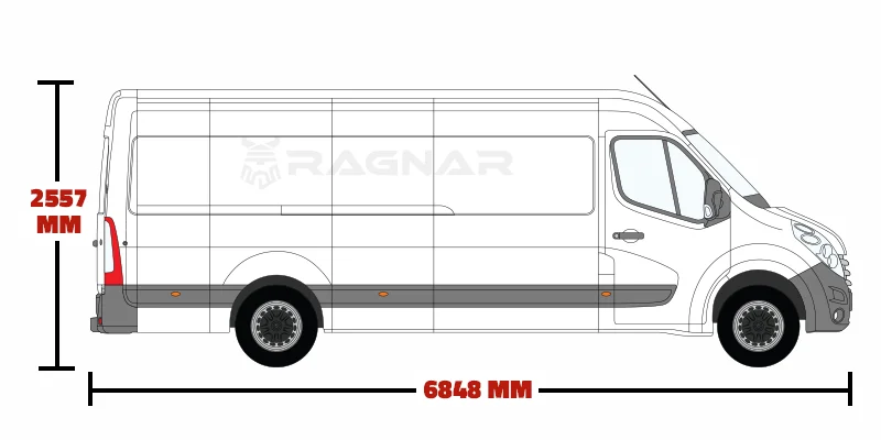 Vauxhall Movano L4/H2 Extra Long Wheelbase/High Roof 2021 Onwards