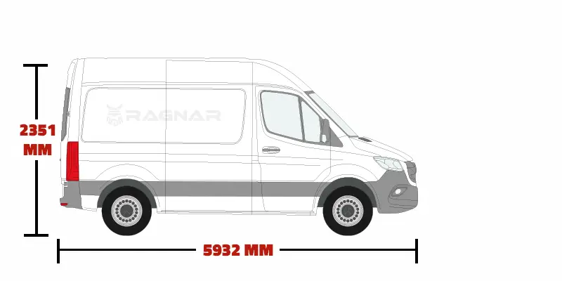 Mercedes Sprinter L1/H2 Short Wheelbase/High Roof 2018 Onwards