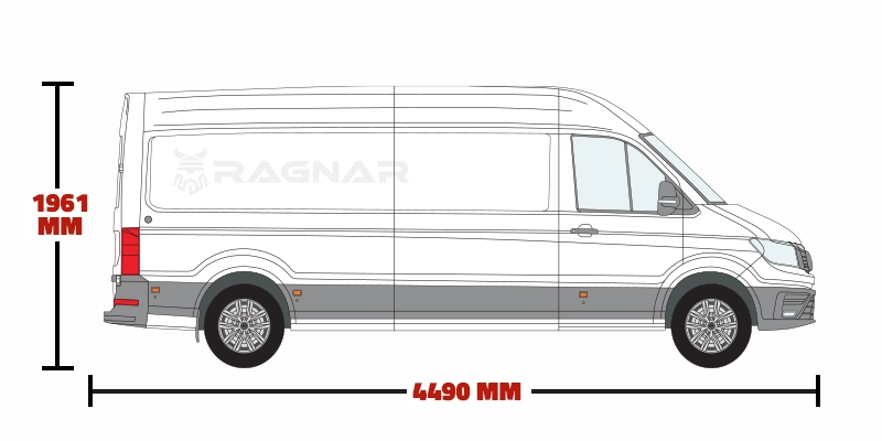 MAN TGE L5/H3 Extra Long Wheelbase/Super High + High Roof 2017 Onwards
