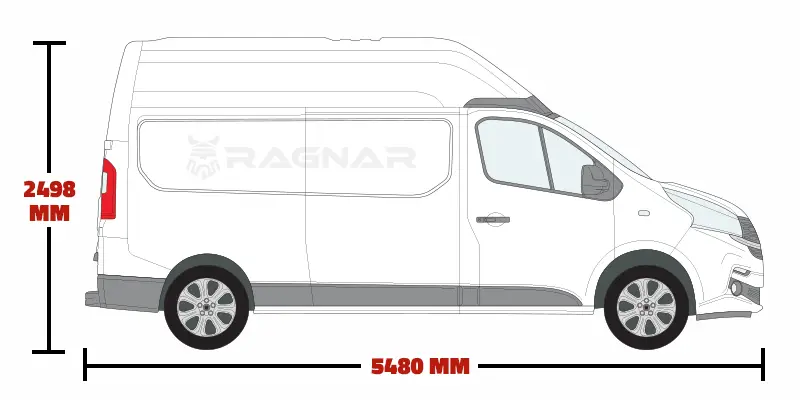 Fiat Talento L2/H2 Long Wheelbase/High Roof 2016 to 2021
