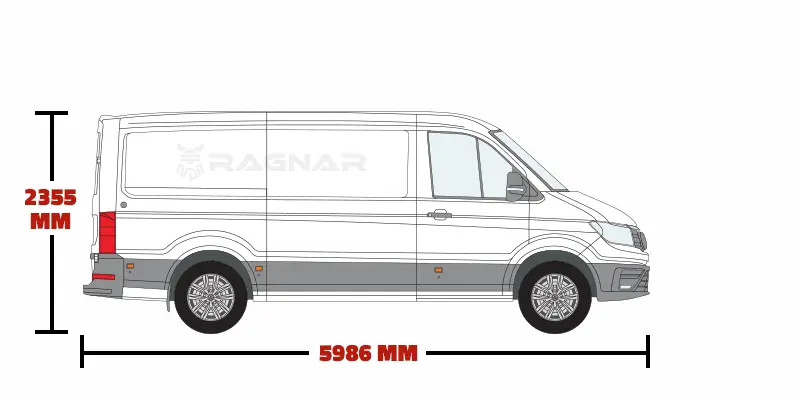 Volkswagen Crafter L3/H2 Medium Wheelbase/Standard Roof 2017 Onwards