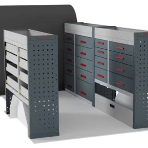 Ford Transit Custom 2023 Onwards L2 Model Van Drawer Units Racking