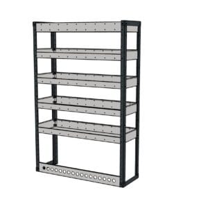 Universal Ragnar Pro Van Racking Range Shelving Unit 1500 High x 1000 Wide with shelf depth options.