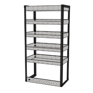 Universal Ragnar Pro Van Racking Range Shelving Unit 1500 High x 780 Wide with shelf depth options.