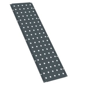 Perforated end blanking panels for Ragnar Pro and ProMax racking, 1050 high x 235/335 or 435 depth shelves