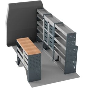 Ragnar ProMax Van Racking for the Ford Transit 2014 Onwards, L3 Long Wheel Base Model