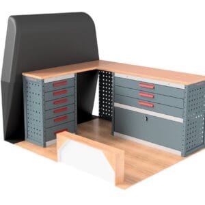 Ragnar ProMax Van Racking Drawer/Workbench Units for the Nissan NV200 2009 to 2021 L1 Model